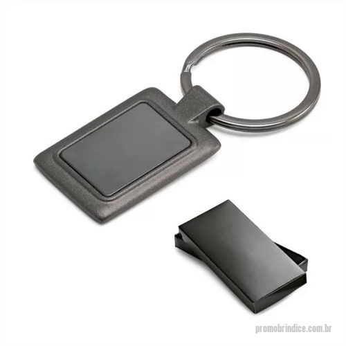 Chaveiro metálico personalizado - Chaveiro Metal Chumbo