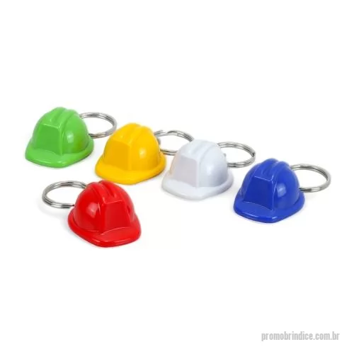 Chaveiro metálico personalizado - Chaveiro Formato Capacete EPI Personalizado