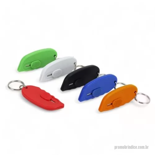 Chaveiro metálico personalizado - Chaveiro Estilete Personalizado