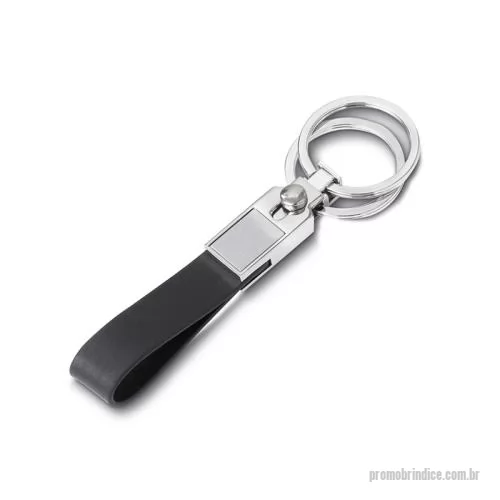 Chaveiro metálico personalizado - Chaveiro de Metal com Argola Dupla Personalizado