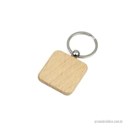 Chaveiro metálico personalizado - Chaveiro de Madeira Personalizado