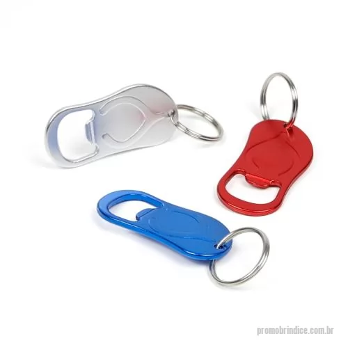Chaveiro metálico personalizado - Chaveiro Abridor em Metal Personalizado