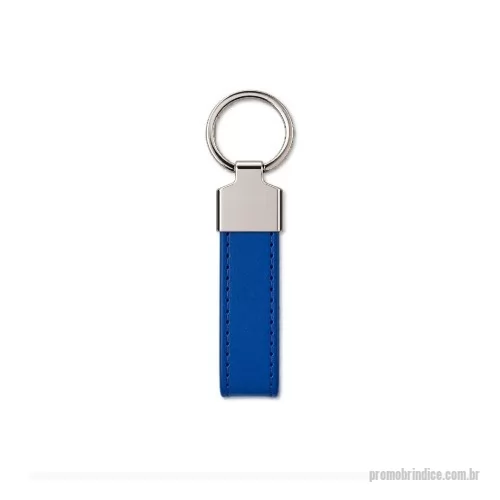 Chaveiro metálico personalizado - Chaveiro metálico feito em liga de zinco com aba em poliuretano (PU).  Altura :  8,4 cm  Largura :  2,4 cm  Profundidade :  0,7 cm