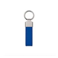 Chaveiro metálico feito em liga de zinco com aba em poliuretano (PU).  Altura :  8,4 cm  Largura :  2,4 cm  Profundidade :  0,7 cm