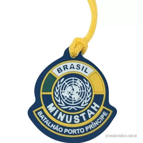 Chaveiro personalizado - Chaveiro Emborrachado Gravação em Alto relevo com a logo do cliente.  Desenvolvimento de formato e marca específica. Acabamento em cordão de nylon e argola (ou em corrente metálica e argola). Faça seu orçamento.