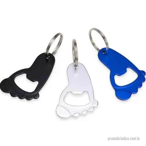 Chaveiro personalizado - Chaveiro abridor metálico.