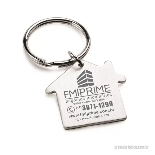 Chaveiro personalizado - Chaveiro Metal Casa