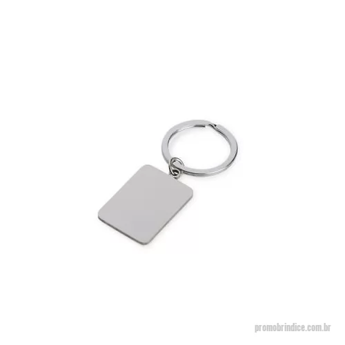 Chaveiro personalizado - Chaveiro Metálico  Descrição: Com acabamento espelhado em ambos os lados, este chaveiro metálico exibe um visual moderno e sofisticado, capturando a atenção com seu reflexo metalizado.  Altura :  6,8 cm  Largura :  3 cm  Espessura :  0,2 cm  Medidas aproximadas para gravação (CxL):  2,5 cm x 2 cm  Peso aproximado (g):  16
