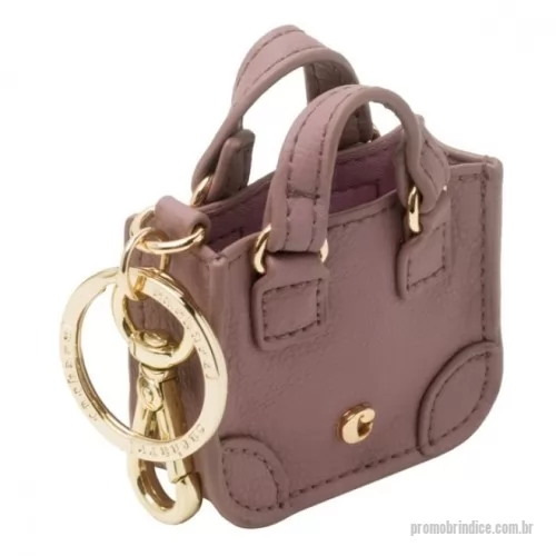 Chaveiro personalizado - Charmoso e compacto, esse chaveiro em formato de bolsa é perfeito para brindes personalizados criativos e elegantes.
