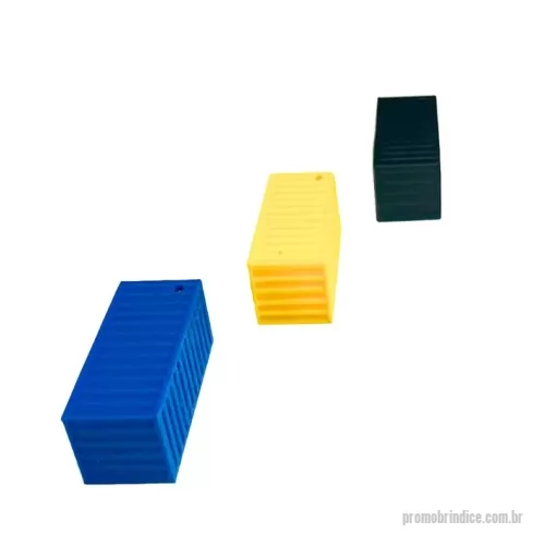 Chaveiro personalizado - Chaveiro em formato de container, impresso em PLA com tecnologia 3D. Um acessório criativo e cheio de estilo para fãs de logística e design industrial.