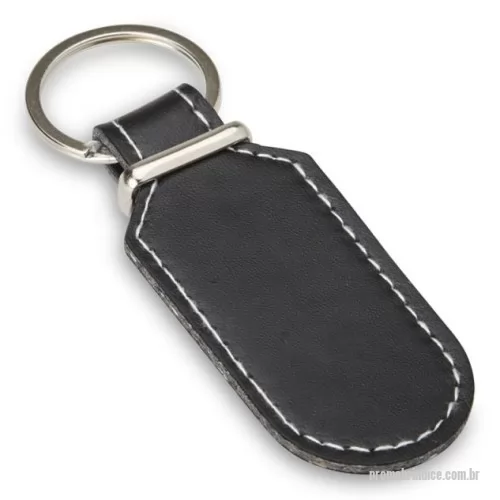 Chaveiro personalizado - Chaveiro de Couro Sintético