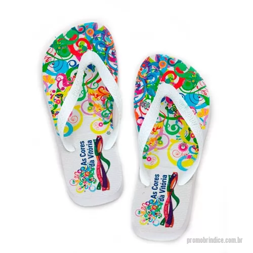 Chinelo personalizado - Chinelos Promocionais, Os chinelos promocionais são baratos, possuem ampla área para personalização de logomarca e contam com grande aderência junto ao público.