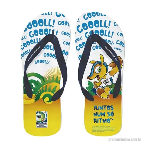 Chinelo personalizado - Sandálias Promocionais para Empresas, Com área nobre para divulgar sua marca, as sandálias promocionais para empresas são chinelos personalizados, baratos e com grande aceitação promocional.