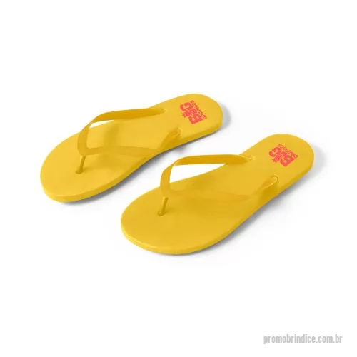 Chinelo personalizado - Chinelos confortáveis com sola em PE e tira em PVC. Disponível numa variada gama de cores.