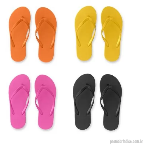 Chinelo personalizado - Chinelos confortáveis com sola em PE e tira em PVC. Disponível numa variada gama de cores.