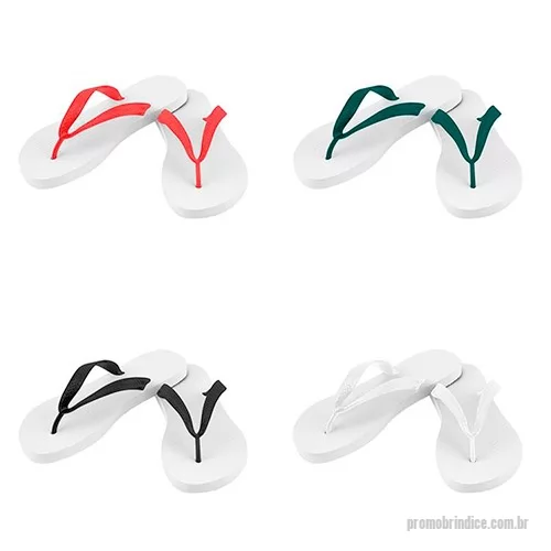 Chinelo personalizado - Chinelo emborrachado personalizado é uma excelente dica de brinde promocional para comemorações especiais ou ainda para presentear clientes e colaboradores no final do ano. Produzido em borracha anti-derrapante, não deforma e está disponível em cores variadas. Personalize com gravação de sua marca ou campanha no solado. Faça uma cotação conosco e compre a partir de 50 unidades.