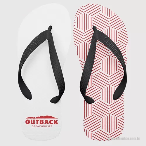 Chinelo personalizado - Chinelo de tiras.  Disponível modelos fabricação própria 60% ou 90% de borracha e também temos a opção de modelo top Havaianas Original 