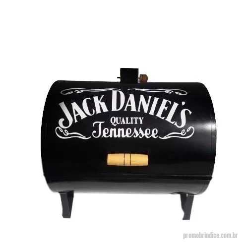 churrasqueira personalizada - Churrasqueira Portátil Personalizada Jack Daniel's