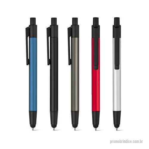 Clipe personalizado - Clipe Personalizado 91476 com sua logomarca. 20 anos ajudando a cotar Brindes Promocionais com várias empresas num único clique. Esferográfica em alumínio com ponteira touch. Escrita em preto até 2 km. ø11 x 140 mmEsferográfica em alumínio com ponteira touch. Escrita em preto até 2 km. ø11 x 140 mmClipe Personalizado, 179278, Lara Brindes. Clique e Cote no Portal PromoBríndice!