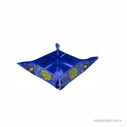Comedouro para animais personalizado - Comedouro PET - Personalizado - PVC - MEDIDA: 14X14X5