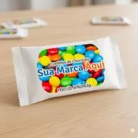Pastilha de Chocolate com embalagem personalizada é uma ótima opção de brinde promocional e uma ferramenta perfeita para fidelizar o seu cliente.