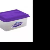 Pote conservadora retangular com tampa 1100ML