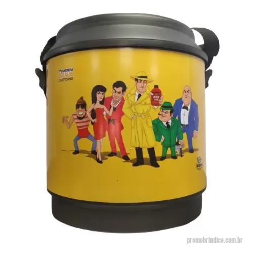 Cooler personalizado - COOLER 24 L – REF. CWC-24 Capacidade: 24 latas (alça de nylon) Personalização: impressão digital 360º