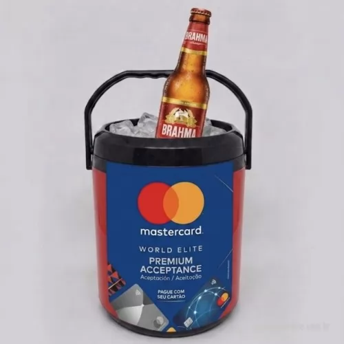 Cooler personalizado - Cooler Térmico 12 Latas personalizado, ideal para ações promocionais, eventos e brindes corporativos. Com excelente capacidade e ampla área para personalização, mantém as bebidas geladas por mais tempo e proporciona grande visibilidade para a sua marca. 