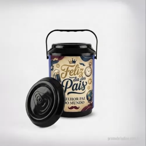 Cooler personalizado - Cooler Térmico Personalizado para 10 Latas – Especial Dia dos Pais. Um presente prático, útil e cheio de personalidade para celebrar quem sempre esteve ao seu lado. Com capacidade para até 10 latas, mantém as bebidas geladas por mais tempo e conta com ampla área para personalização, permitindo incluir mensagens, homenagens, logotipos ou artes exclusivas para tornar a data ainda mais especial.