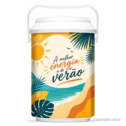 Cooler personalizado - Cooler térmico 10 latas! Em PVC rígido! Permite personalização sem limite de cores em 306°