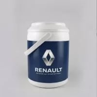 Cooler Térmico Personalizado para 16 Latas, com capacidade de 12 litros e ampla área para personalização. Ideal para brindes, eventos e ações promocionais, mantém as bebidas geladas por mais tempo e garante destaque para sua marca. Resistente e espaçoso, possui dimensões de 378 mm de altura x 265 mm de diâmetro e peso aproximado de 1,640 kg. 