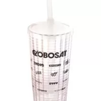 COPO PIXEL 400 ML COM TAMPA E CANUDO