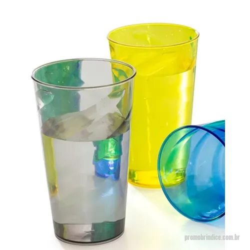 Copo Acrílico personalizado - Copo de Acrílico Colorido, resistente com grande variedade de cores e ótimo espaço para personalização ele possui capacidade de 550 ML é o brinde ideal para festa e confraternizações