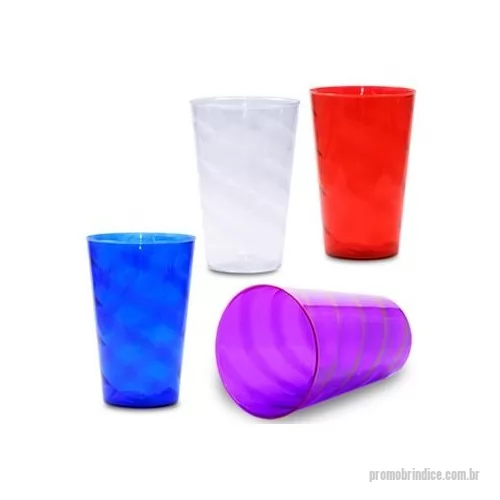 Copo Acrílico personalizado - Copo 700 Espiral personalizado - Material: Plástico PS cristal Capacidade: 700 ml Medidas: 9,2 cm de diâmetro (boca), 6,2 cm de diâmetro (base) e 14 cm de altura Peso: 75 gramas. Temos diversos outros modelos de copos