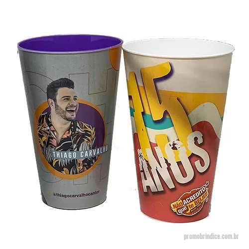 Copo Biodegradavel personalizado - Copo Super Drink 550ml (sem tampa) Includo Gravação - IN MOLD LABEL