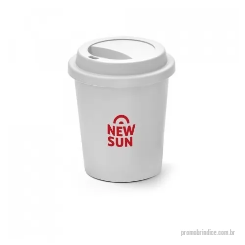 Copo bucks personalizado - Copo de viagem em PP 350 mL Copo de viagem com tampa e corpo em PP. Capacidade até 350 mL. Certificação EU Food Grade. Ø90 x 104 mm