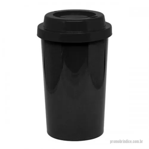 Copo com tampa personalizado - COPO 400 ML COM TAMPA DE CAFÉ