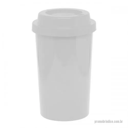 Copo com tampa personalizado - COPO 400 ML COM TAMPA PARA CAFÉ