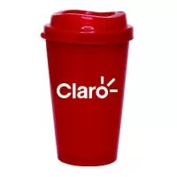 Capacidade 320ml. Copo Cancun MUG é feito em Plástico Premium (PP), atóxico, com tampa MUG, design moderno  e acabamento impecável. Pode ser usado com  bebida quente ou gelada, vai ao micro-ondas e a máquina de lavar louça.