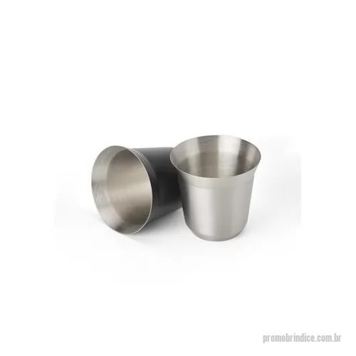 Copo de alumínio personalizado - Copo personalizado com sua logomarca à laser e confeccionado em inox de alta durabilidade é um brinde personalizado diferenciado.