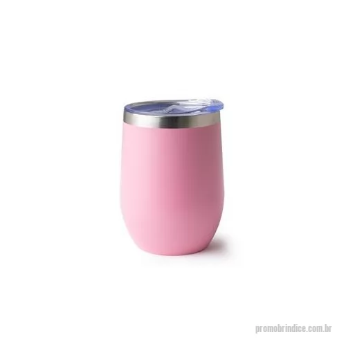 Copo de alumínio personalizado - Copo térmico 320ml de parede dupla em inox livre de BPA, contém tampa com bocal e trava de segurança. Altura : 11,7 cm Largura : 8,8 cm Circunferência : 27,7 cm Peso aproximado g : 179