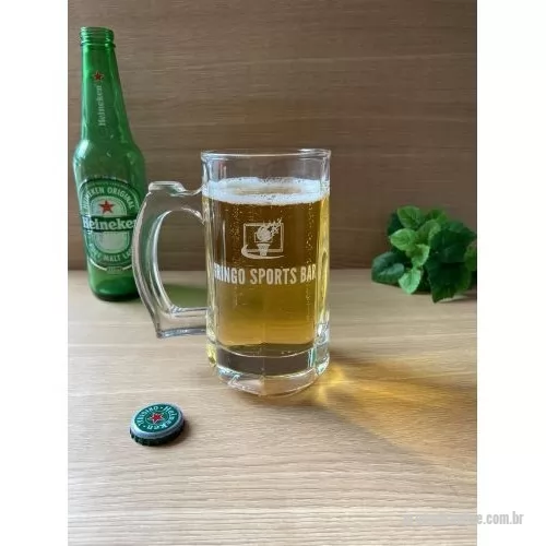 Copo de cerveja personalizado - CANECA DE CHOPP ZERO GRAU 340 ML 