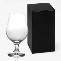 Copo de vidro para Cerveja/Drinks. Capacidade: 400ml  Dimensões do produto: 400 ml Embalagem do produto: Caixa Preta Dimensões da embalagem: 169x900x900 mm (AxLxP) Peso da embalagem: 252 g