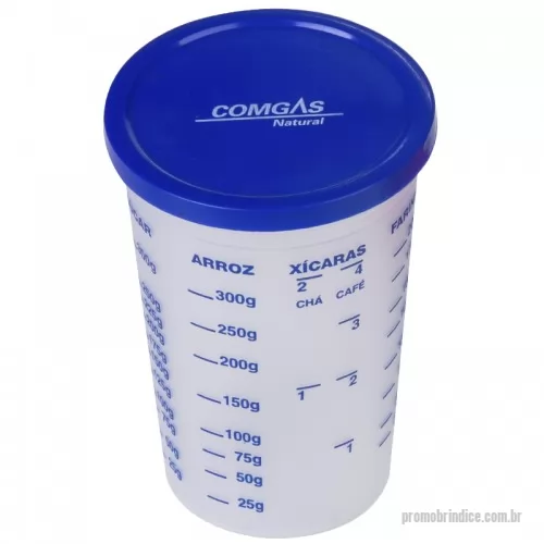 Copo dosador personalizado - Copo Medida com Tampa 350ml, Material: Polipropileno, Tamanho: 13cm x 9cm