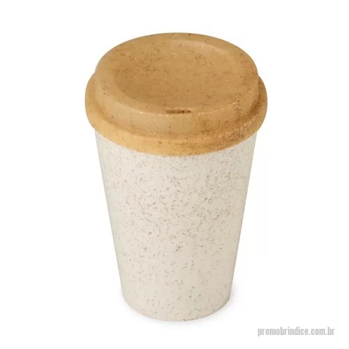 Copo ecológico personalizado - Copo fibra de arroz e fibra de coco 430ml