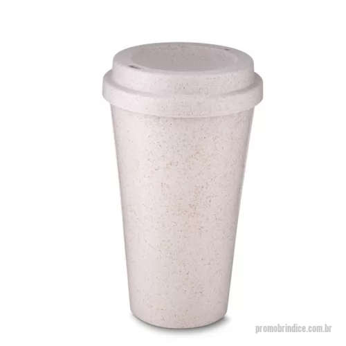 Copo ecológico personalizado - Copo Fibra de Arroz 550ml
