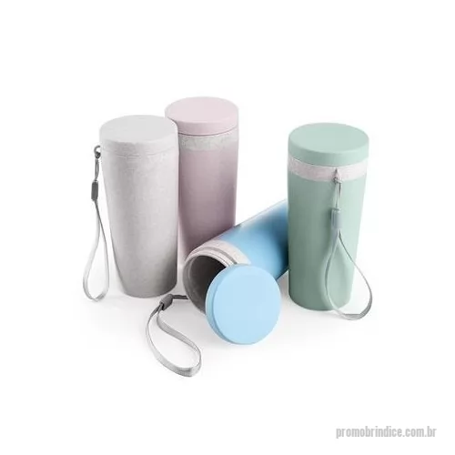 Copo ecológico personalizado - Copo ecológico personalizado com tampa é um brinde personalizado que com sua logomarca vai fazer enorme sucesso.