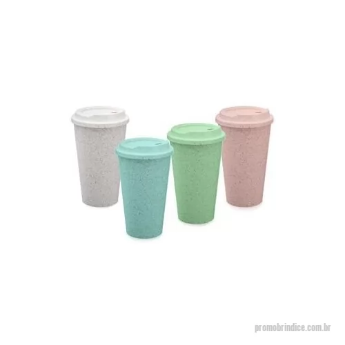 Copo ecológico personalizado - Copo de fibra de arroz personalizado com sua logomarca é o brinde personalizado ideal para presentear grandes clientes.