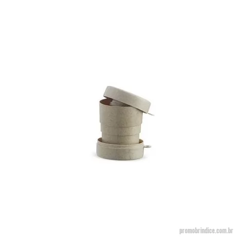 Copo ecológico personalizado - Copo retrátil personalizado e confeccionado em fibra de arroz é um brinde personalizado bem acabado e que cabe no seu bolso.