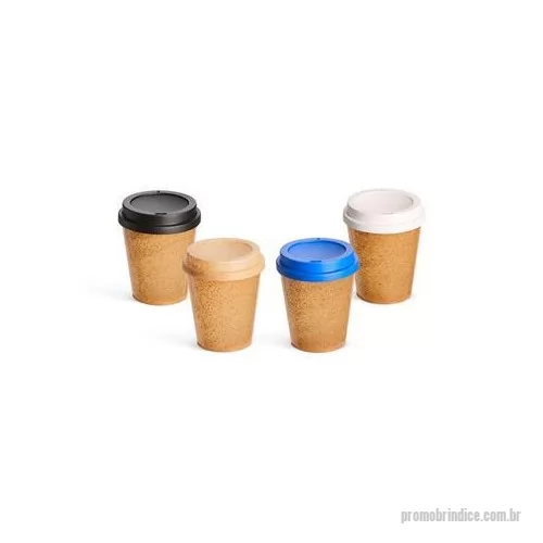 Copo ecológico personalizado - Copo feito em fibra de coco com capacidade de até 350 ml. Possui tampa plástica com bocal. Altura : 10,7 cm Largura : 8,9 cm Circunferência : 28,2 cm Peso aproximado g : 40